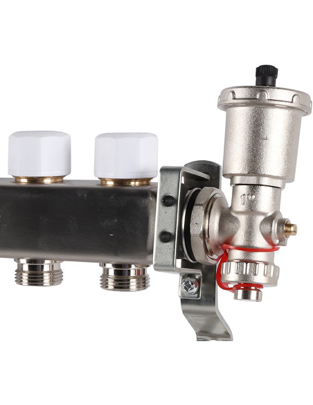 Коллектор ROMMER из нержавеющей стали в сборе без расходомеров 10 вых.