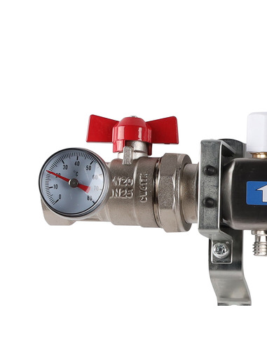 Коллектор ROMMER из нержавеющей стали в сборе без расходомеров 10 вых.