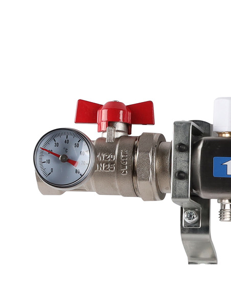 Коллектор ROMMER из нержавеющей стали в сборе без расходомеров 10 вых.