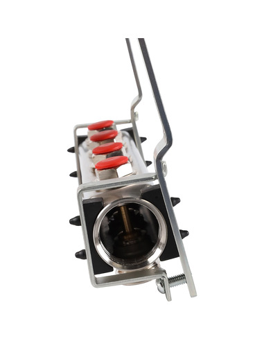 Коллектор ROMMER из нержавеющей стали без расходомеров 4 вых.