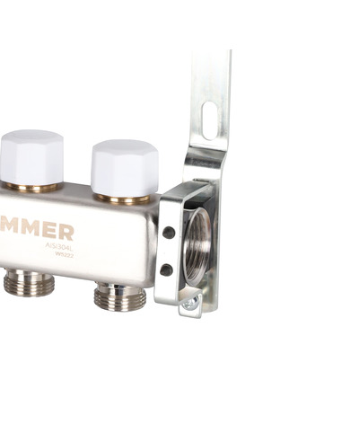 Коллектор ROMMER из нержавеющей стали без расходомеров 3 вых.