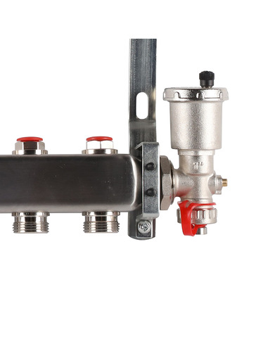 Коллектор ROMMER из нержавеющей стали в сборе без расходомеров 6 вых.