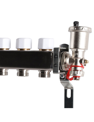 Коллектор ROMMER из нержавеющей стали в сборе без расходомеров 11 вых.