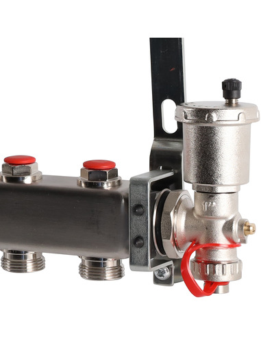 Коллектор ROMMER из нержавеющей стали в сборе без расходомеров 11 вых.