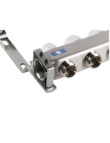 Коллектор ROMMER из нержавеющей стали без расходомеров 7 вых.