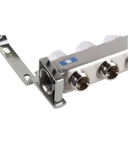 Коллектор ROMMER из нержавеющей стали без расходомеров 7 вых.