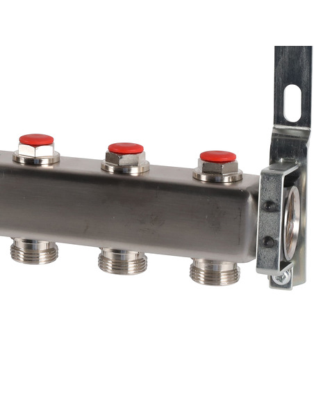 Коллектор ROMMER из нержавеющей стали без расходомеров 9 вых.