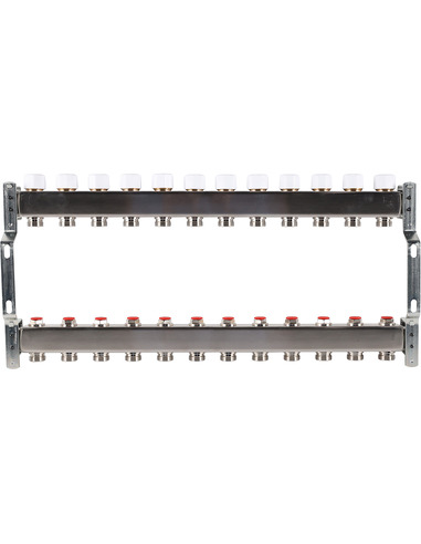Коллектор ROMMER из нержавеющей стали без расходомеров 12 вых.
