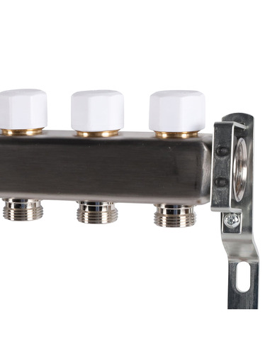 Коллектор ROMMER из нержавеющей стали без расходомеров 12 вых.