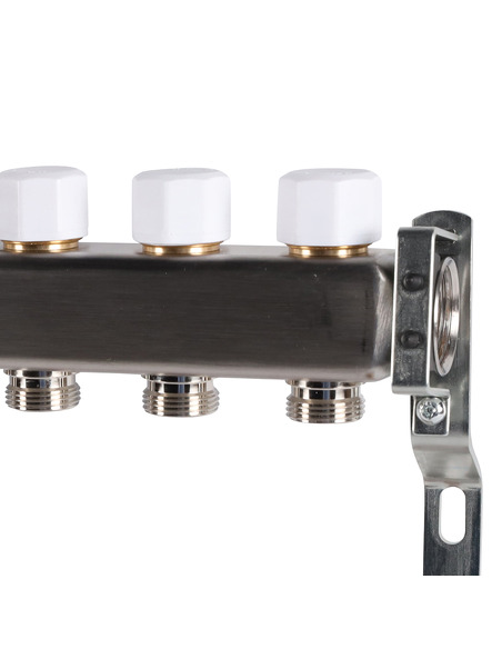 Коллектор ROMMER из нержавеющей стали без расходомеров 12 вых.