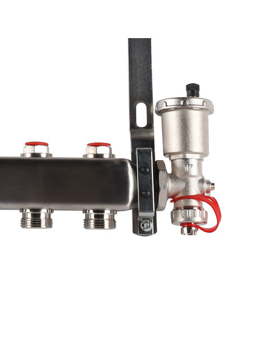 Коллектор ROMMER из нержавеющей стали в сборе без расходомеров 7 вых.