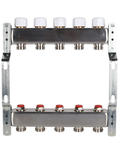 Коллектор ROMMER из нержавеющей стали без расходомеров 5 вых.
