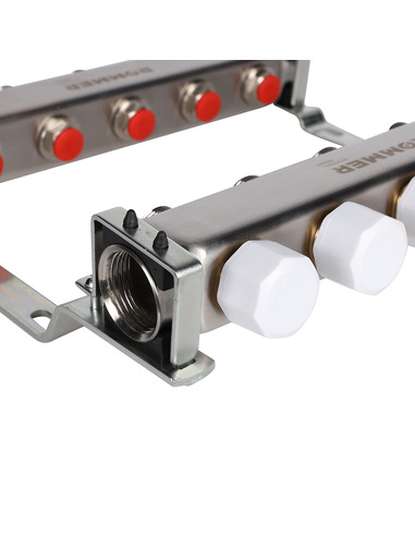 Коллектор ROMMER из нержавеющей стали без расходомеров 5 вых.