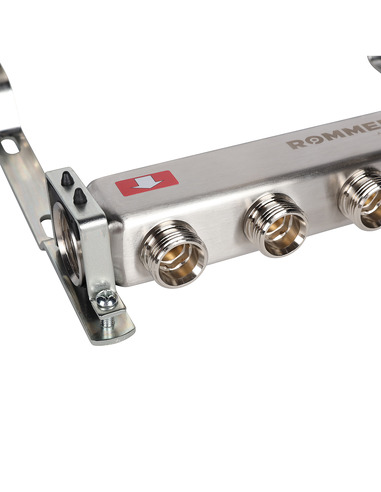 Коллектор ROMMER из нержавеющей стали без расходомеров 5 вых.