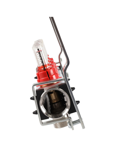 Коллектор ROMMER из нержавеющей стали с расходомерами 4 вых.