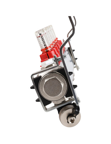 Коллектор ROMMER из нержавеющей стали с расходомерами 5 вых. с воздухоотводчиком и сливом