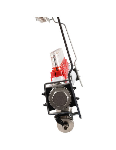 Коллектор ROMMER из нержавеющей стали с расходомерами 9 вых. с воздухоотводчиком и сливом