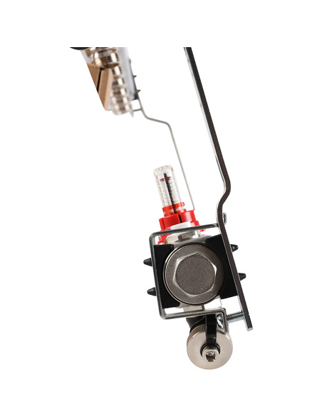 Коллектор ROMMER из нержавеющей стали с расходомерами 8 вых. с воздухоотводчиком и сливом