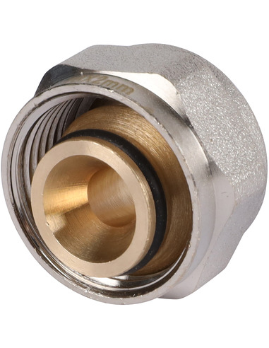 Фитинг компрессионный ROMMER для труб PEX 16х2,0х3/4"