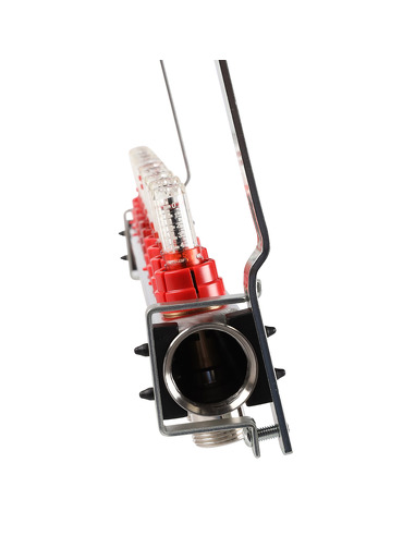 Коллектор ROMMER из нержавеющей стали с расходомерами 10 вых.