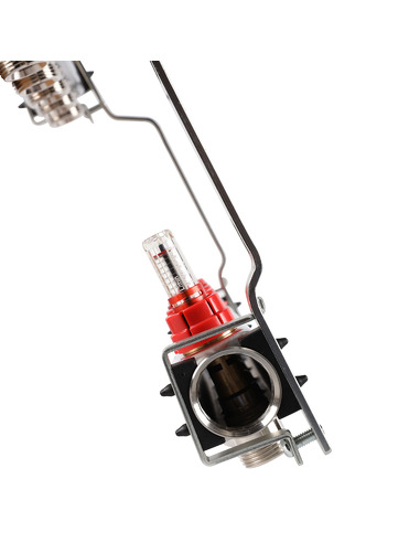 Коллектор ROMMER из нержавеющей стали с расходомерами 6 вых.