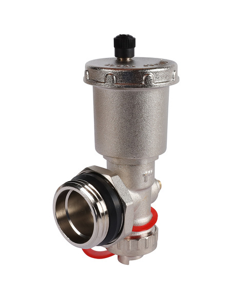 Регулируемый концевой фитинг ROMMER 1" с вентилем и автоматическим воздухоотводчиком