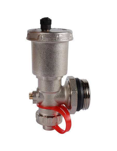 Регулируемый концевой фитинг ROMMER 1" с вентилем и автоматическим воздухоотводчиком