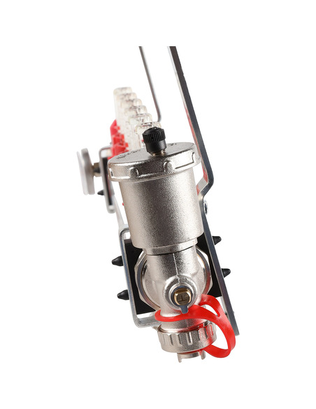 Коллектор ROMMER из нержавеющей стали в сборе с расходомерами 6 вых.