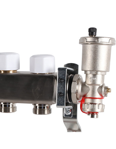Коллектор ROMMER из нержавеющей стали в сборе с расходомерами 6 вых.