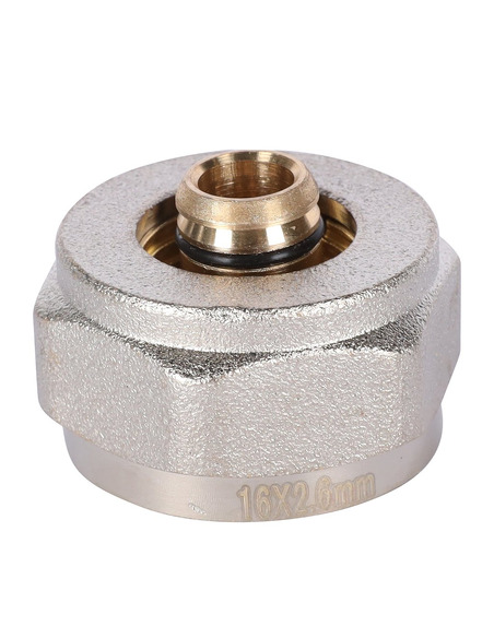 Фитинг компрессионный ROMMER для труб PEX-AL-PEX 16х2,6х3/4"