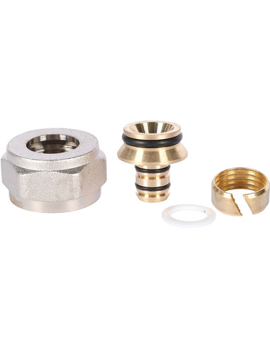 Фитинг компрессионный ROMMER для труб PEX-AL-PEX 16х2,6х3/4"