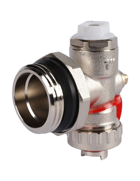 Регулируемый концевой фитинг ROMMER 1" с вентилем и ручным воздухоотводчиком