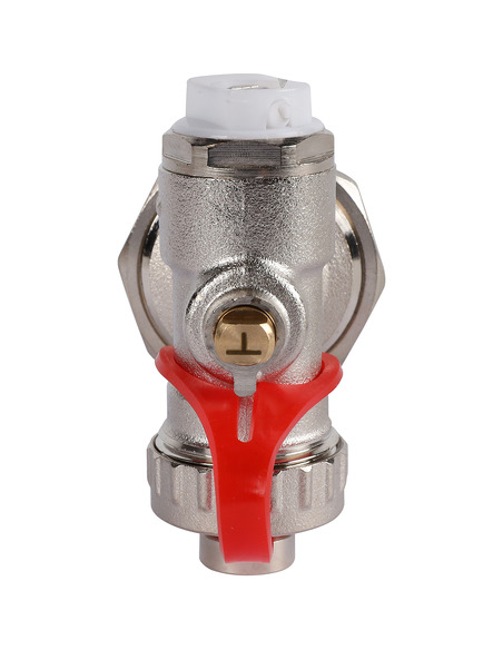 Регулируемый концевой фитинг ROMMER 1" с вентилем и ручным воздухоотводчиком