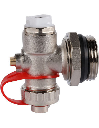 Регулируемый концевой фитинг ROMMER 1" с вентилем и ручным воздухоотводчиком