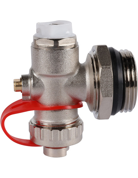 Регулируемый концевой фитинг ROMMER 1" с вентилем и ручным воздухоотводчиком