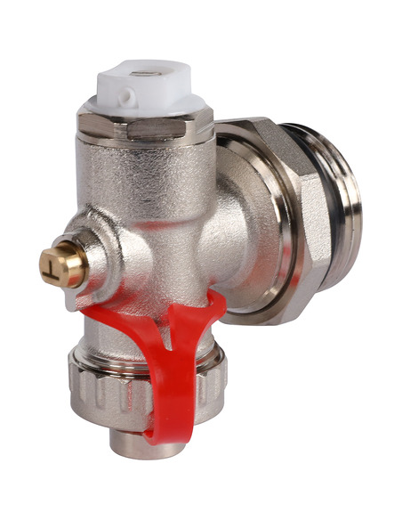 Регулируемый концевой фитинг ROMMER 1" с вентилем и ручным воздухоотводчиком