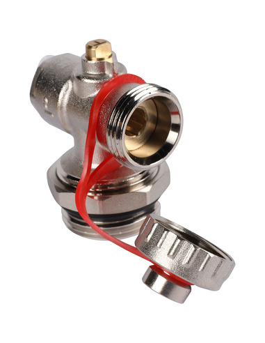 Регулируемый концевой фитинг ROMMER 1" с вентилем и ручным воздухоотводчиком