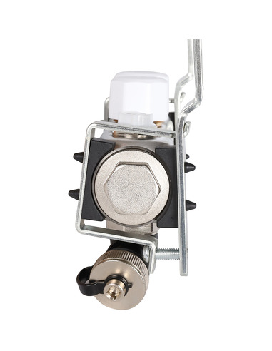 Коллектор ROMMER из нержавеющей стали с расходомерами 2 вых. с воздухоотводчиком и сливом