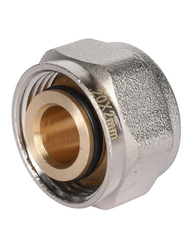 Фитинг компрессионный ROMMER для труб PEX 20х2,0х3/4"