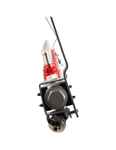 Коллектор ROMMER из нержавеющей стали с расходомерами 10 вых. с воздухоотводчиком и сливом