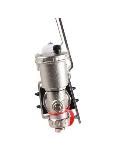 Коллектор ROMMER из нержавеющей стали в сборе с расходомерами 7 вых.