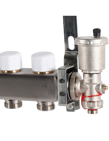 Коллектор ROMMER из нержавеющей стали в сборе с расходомерами 7 вых.