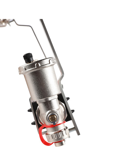 Коллектор ROMMER из нержавеющей стали в сборе с расходомерами 4 вых.