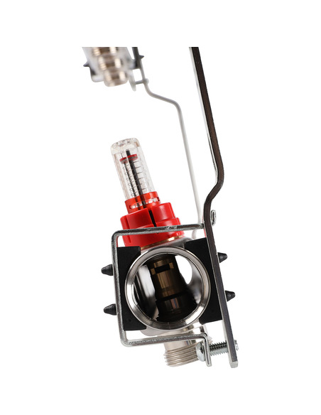 Коллектор ROMMER из нержавеющей стали с расходомерами 8 вых.