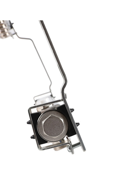 Коллектор ROMMER из нержавеющей стали для радиаторной разводки 8 вых. с воздухоотводчиком