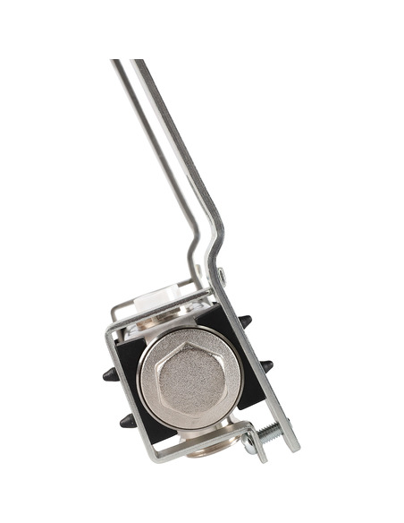 Коллектор ROMMER из нержавеющей стали для радиаторной разводки 2 вых. с воздухоотводчиком