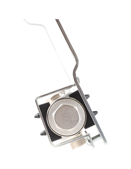 Коллектор ROMMER из нержавеющей стали для радиаторной разводки 7 вых. с воздухоотводчиком