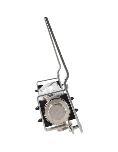 Коллектор ROMMER из нержавеющей стали для радиаторной разводки 4 вых. с воздухоотводчиком