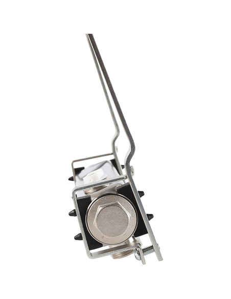 Коллектор ROMMER из нержавеющей стали для радиаторной разводки 4 вых. с воздухоотводчиком