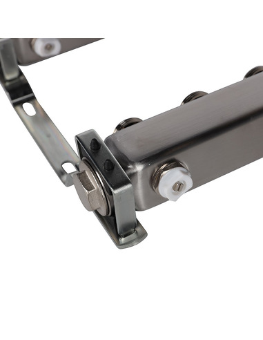 Коллектор ROMMER из нержавеющей стали для радиаторной разводки 12 вых. с воздухоотводчиком